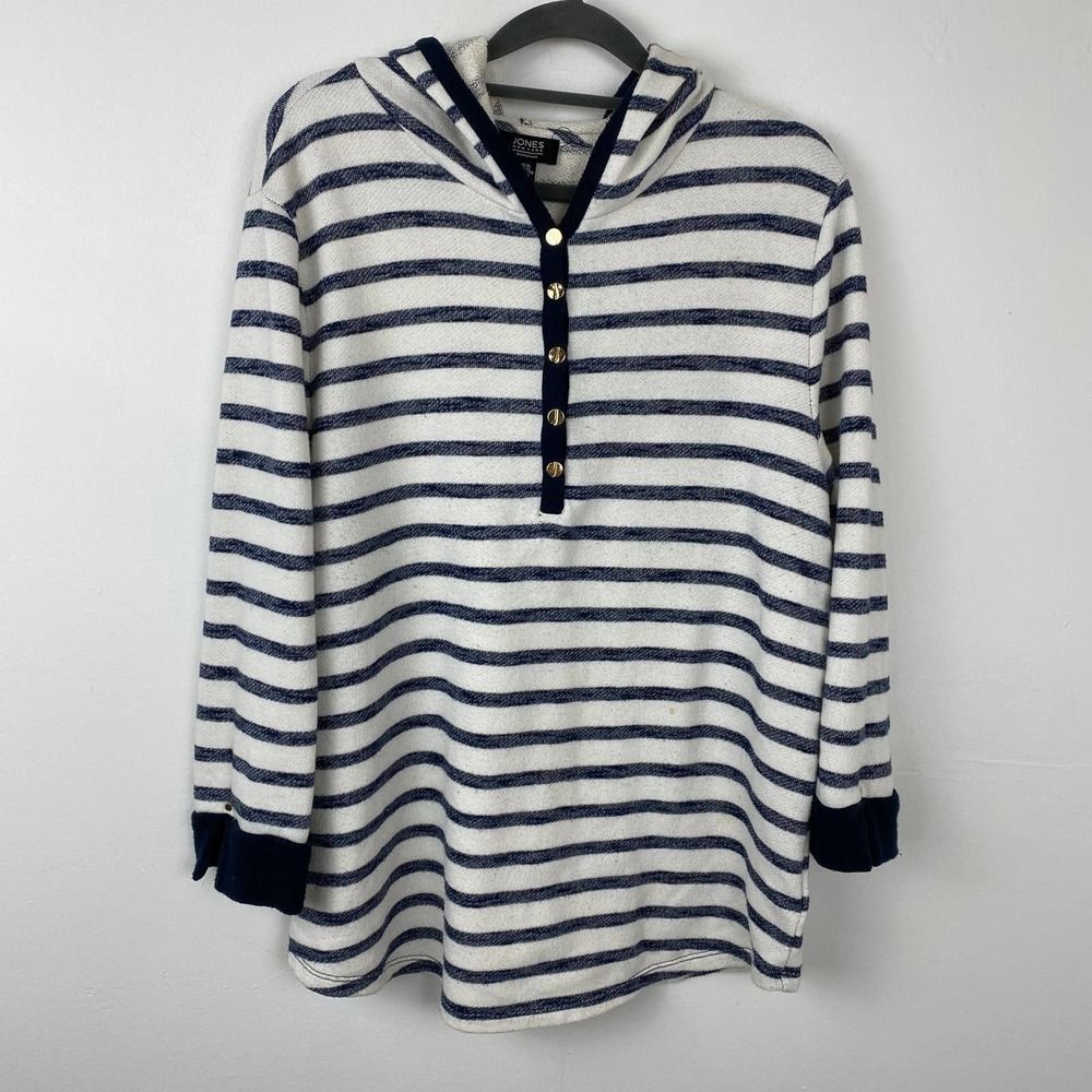 Jones New York, 3/4 sleeve hoodie. Size XL.